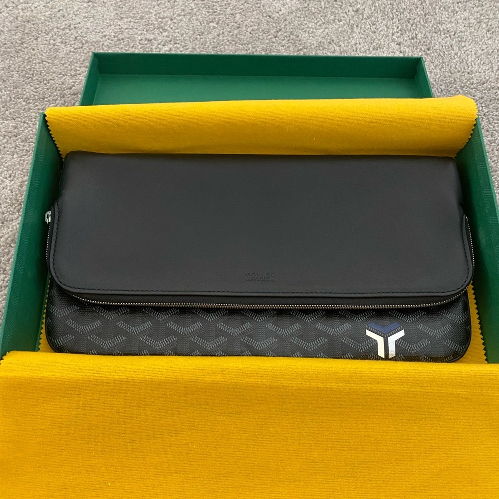 Goyard Sainte-Marie MM Foldable Clutch Bag Jet Black, Special Edition 2021 RARE